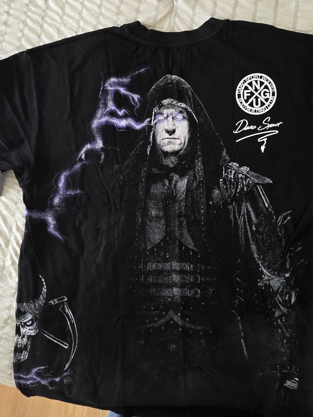 Darc Sport The Undertaker Snake eyes Premium "Side By Side" WWE Tee Mens XL NWT
